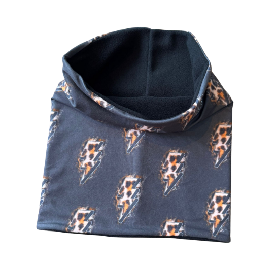 Ski buff met panterbliksems | Lotsofdesign