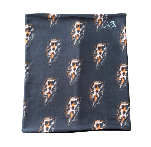 Ski buff met panterbliksems | Lotsofdesign