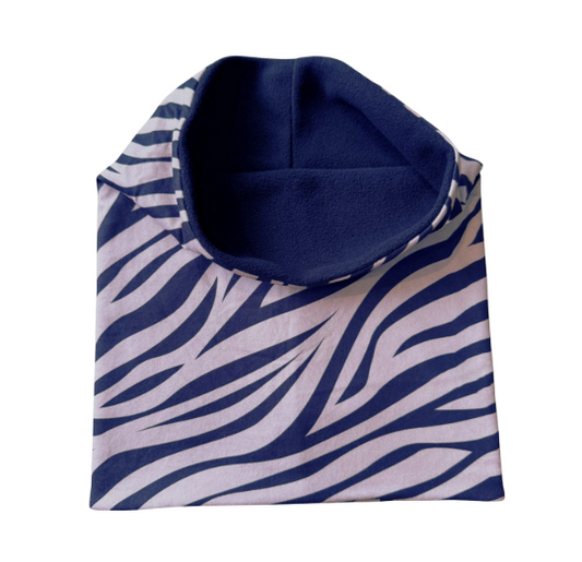 Ski buff met beige zebraprint | Lotsofdesign
