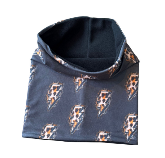 Ski buff met panterbliksems | Lotsofdesign