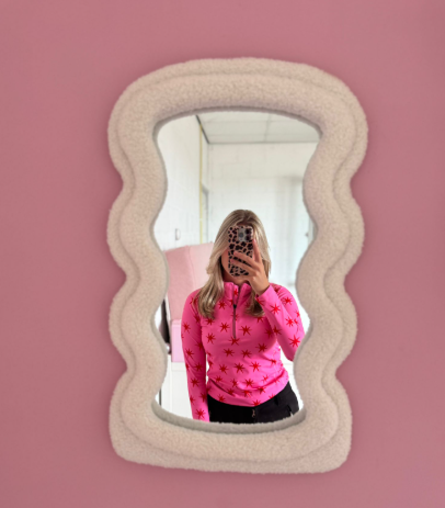 Roze ski pully wintersport